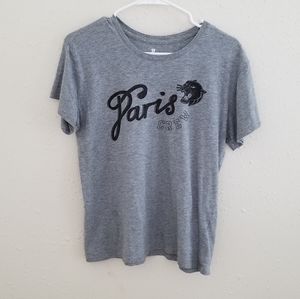 H&M Paris Crew Graphic Tee